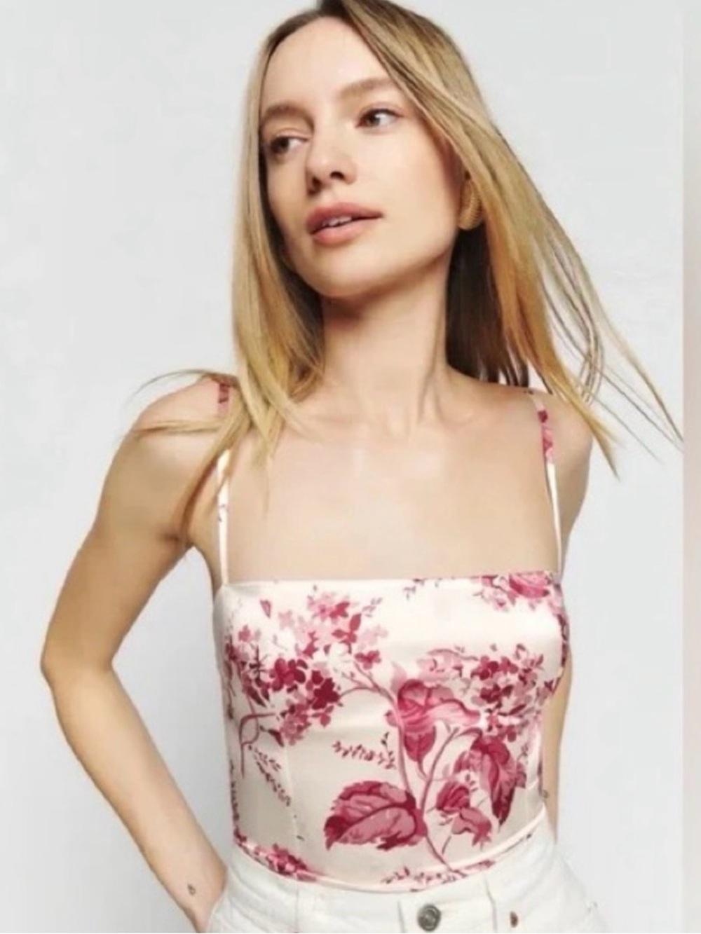 Reformation Overland Silk Top
